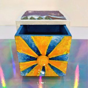 4 Seasons Hand Painted Mini Storage Drawer Hand Painted